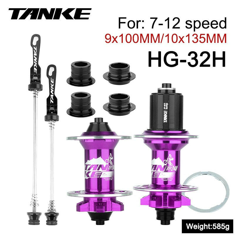 TANKE MTB Hub 6 NBK cubo Sealed Bearing 108 Ring 32 Holes Mountain Bike Disc Brake Aluminum Alloy Bike Hub 7 8 9 10 11 12 Speed-WAYBIKER