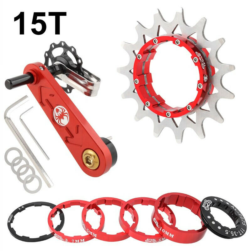 MUQZI Conversion Kit 12T 13T 14T 15T 16T 17T Single Speed Cassette Cog And Chain Tensioner For Road And MTB Bike-WAYBIKER