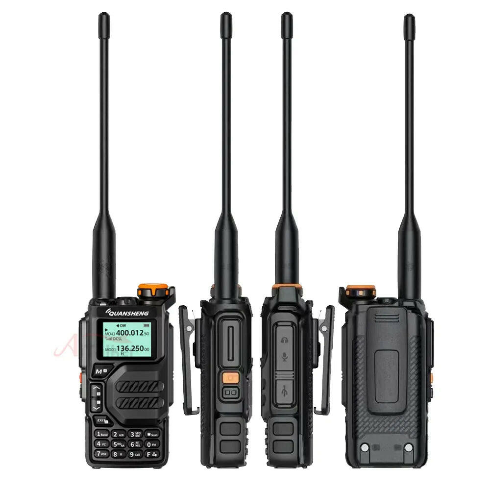 Quansheng UV-K5 Walkie Talkie Portable Radio Am Fm Two Way Radio Commutator Station Amateur Ham Wireless Set Long Range Receiver-WAYBIKER