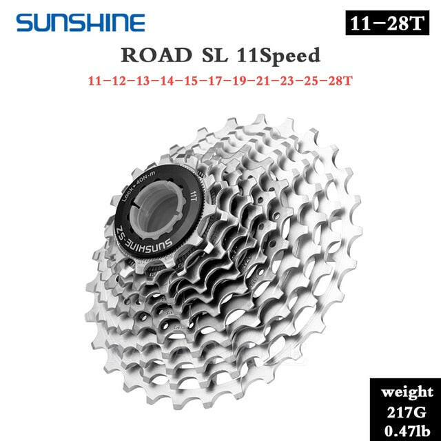 SUNSHINE Road Bike Cassette Ultralight Freewheel 11/12 Speed 11-28T 32T 34T 36T Bicycle Flywheel MTB Sprocket for SHIMANO HG-WAYBIKER