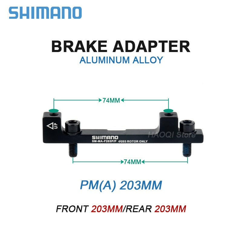 SHIMANO MTB Brake Disc Adapter PM A 180mm 203mm Brake Rotor Post Mount Converter Ultralight Mountain Bike Parts-WAYBIKER