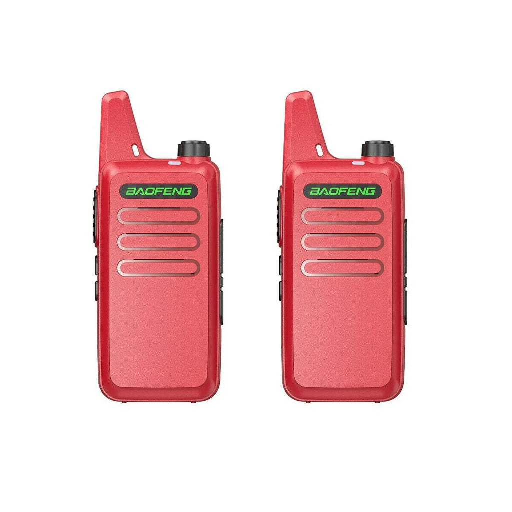 2PCS Mini Walkie Talkie Baofeng BF-T20 PortableTwo Way Radio Charging USB VOX For BF-C9 BF-888S KD-C1 for Station Hotel Hunting-WAYBIKER