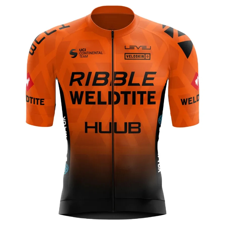 2023 Red HUUB Team Cycling Jersey Mountain Bike Clothes Summer Cycling Clothing MTB Bicycle Pro Cycling Sportwears Spot goods