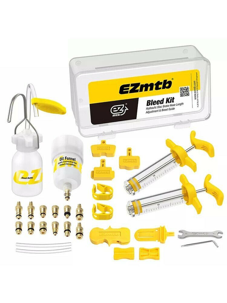 EZMTB Bicycle Brake Oil Bleed Kit Tools For SHIMANO SRAM Avid MAGURA Series Hydraulic Disc MTB Road Bike Brake Repair Tool-WAYBIKER