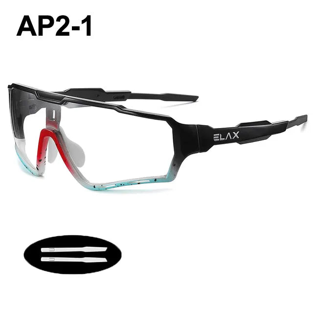 NEWBOLER Men Women MTB Bicycle Eyewear Cycling Glasses New Photochromic Bicycle Glasses Outdoor Sports Sunglasses Bike Goggles