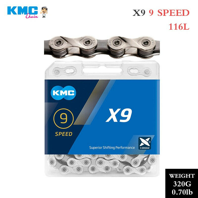 KMC Bike Chain X8 X9 X10 X11 X12 MTB/Road Chain 8v 9v 10v 11v 12v Speed Bike Crankset for Shimano SRAM Parts-WAYBIKER