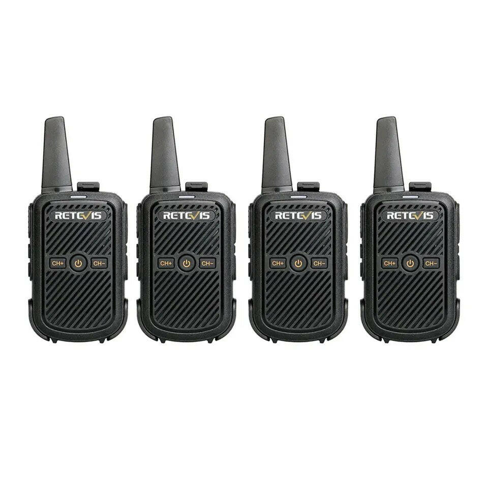 Mini Walkie Talkie Retevis 4 Pcs RT15 Two Way Radio Portable Radio Communicator Walkie-Talkies for Hotel Hunting-WAYBIKER