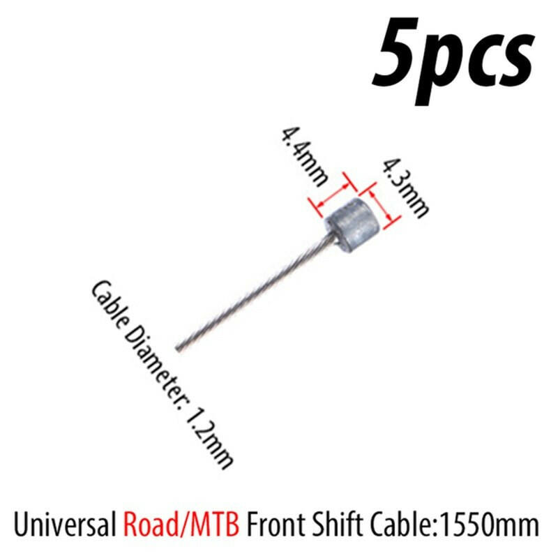 Bike Brake Inner Cable Line 5pc MTB Road Bike Cable Stainless Steel Front Rear Derailleur Shift Wire-WAYBIKER