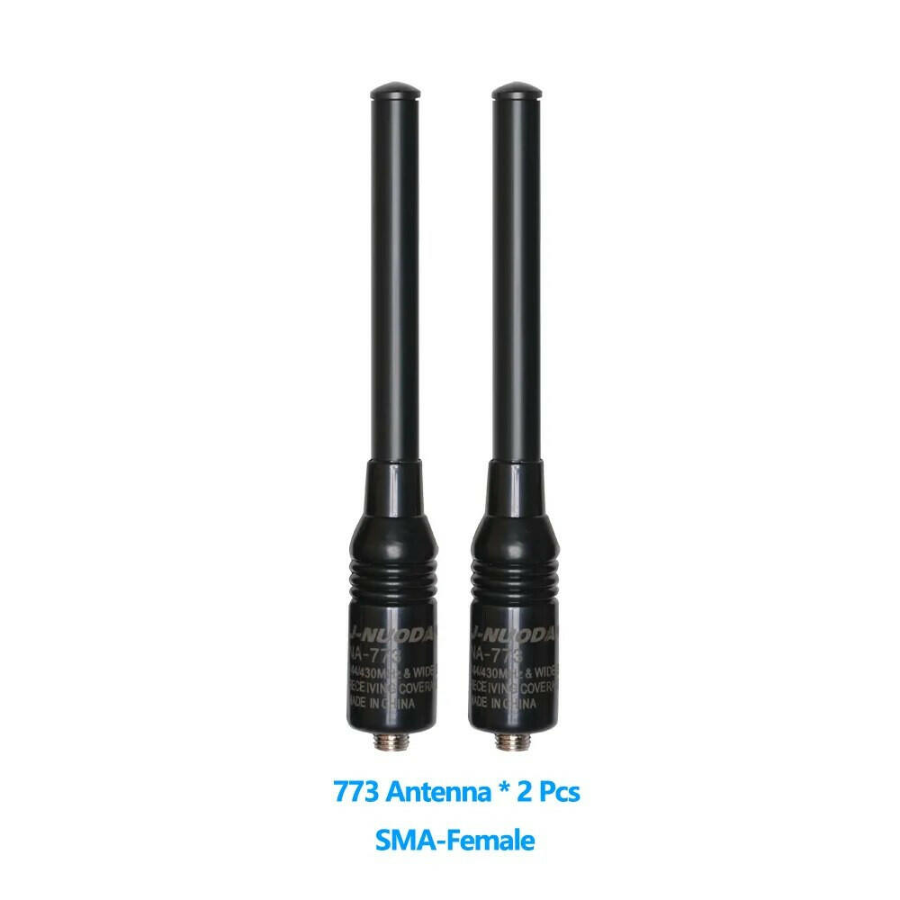 Quansheng UVK5 BAOFENG UV5R Handheld Telescopic lengthening Antenna UHF/VHF Two Way Radio NA-773SMA-F 136~174 Mhz 400~470Mhz-WAYBIKER