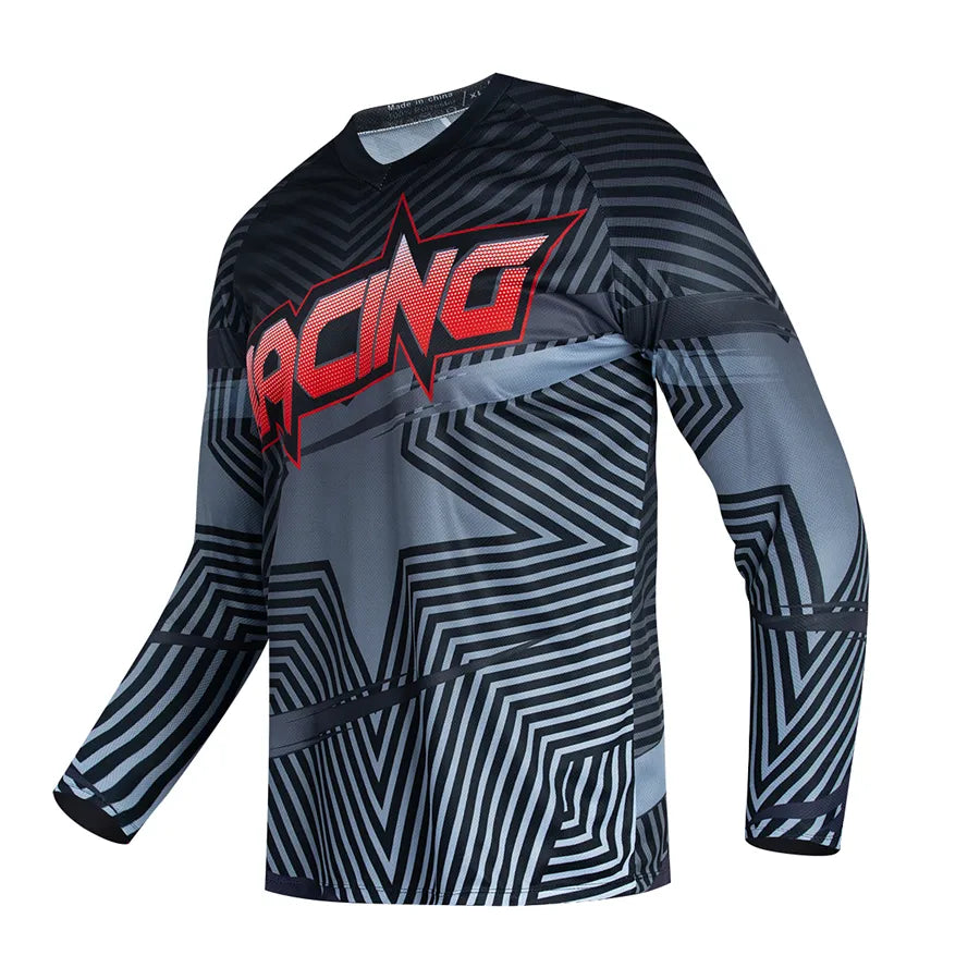 Racing Polera Mtb Jersey Motocross Shirt Downhill Jersey Ropa Mountain Bike T-Shirt Motor Cross Clothing Motorcycles-WAYBIKER