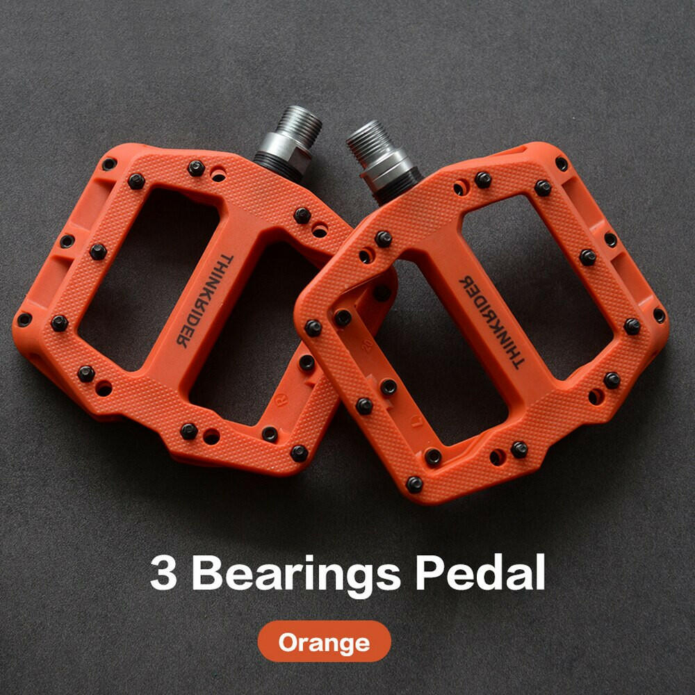 ThinkRider Flat Bike Pedals MTB Road 3 Sealed Bearings Bicycle Pedals Mountain Pedals Wide Platform Bicicleta Accessories-WAYBIKER