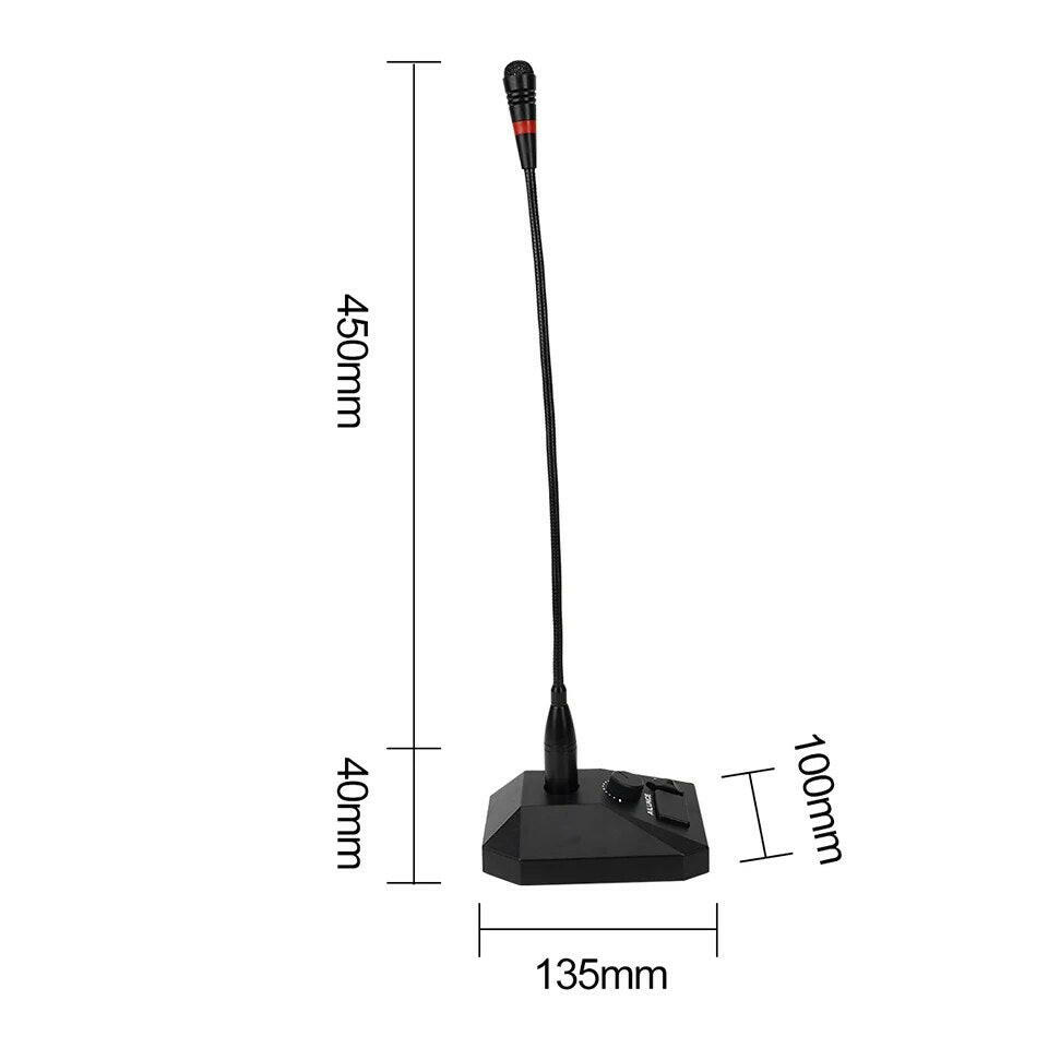 Retevis Aliunce SM01 Desktop Microphone For Walkie Talkie RT622 RT3S HD1 RA685 RT95 Two-Way Radio Handheld Mic 2pin / GP328plus-WAYBIKER