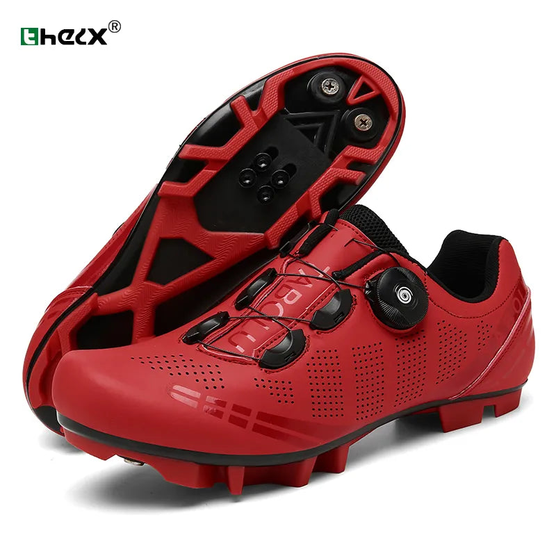 Cycling Shoes MTB Men Self-Locking Road Bike Shoes Speed Sneakers Racing Riding Boots Women SPD Pedal Mountain Bicycle Footwear-WAYBIKER