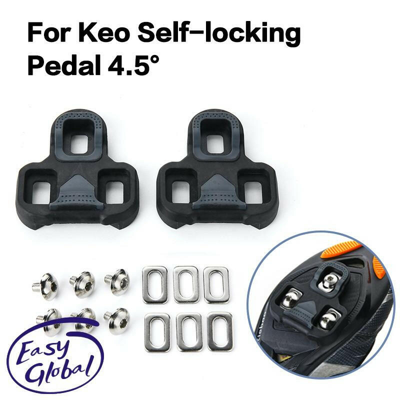 Road Bike Cleats Compatible With Looking Self-Locking System Cycling Pedals Shoes - 4.5 Degree Float Bicycle Pedal Accessories-WAYBIKER