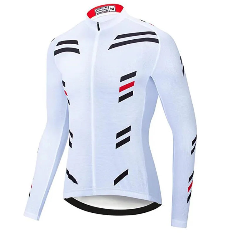 Long Quick-Dry Racing Bicycle Clothes Uniform Breathale 2023 Cycling Jersey Man Mountain Bike Clothing-WAYBIKER