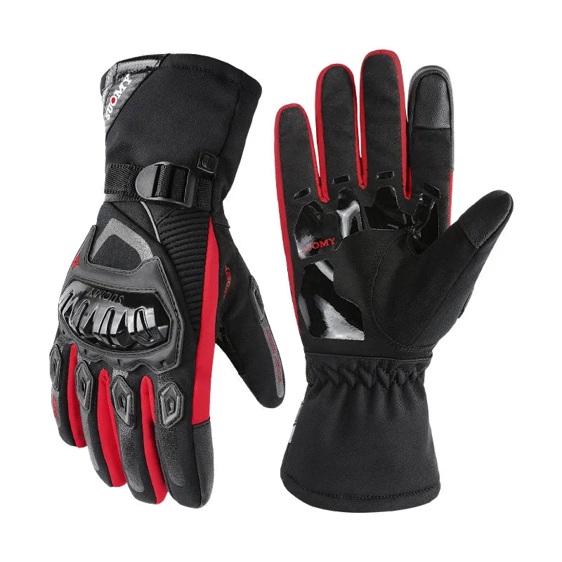 Motorcycle Riding Gloves Windproof And Waterproof Cycling Touch Screen Motorcycle Off-Road Gloves Winter-WAYBIKER