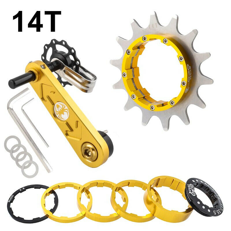 MUQZI Conversion Kit 12T 13T 14T 15T 16T 17T Single Speed Cassette Cog And Chain Tensioner For Road And MTB Bike-WAYBIKER