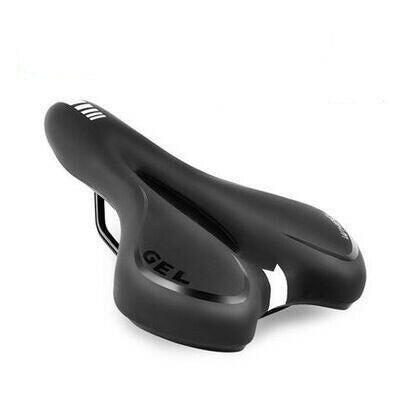 Silicone Bike Saddle Cushion Cycling Seat PU Leather Surface Silica Filled Gel TimeTrial Comfortable Shockproof Bicycle Saddle-WAYBIKER