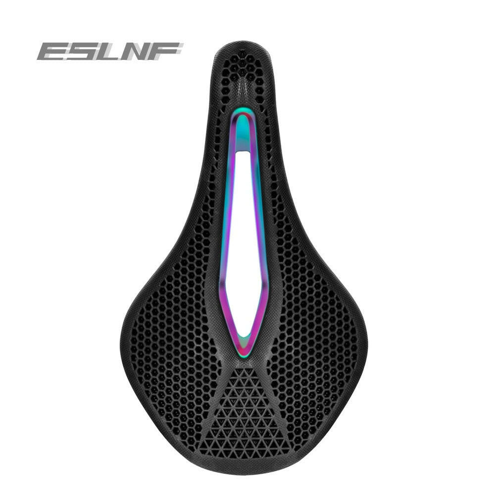 ESLNF Bicycle Breathable Beehive Bionic Structure Cushion Ultralight Shock Absorbing Bike Safety Cushion Seat Riding Accessories