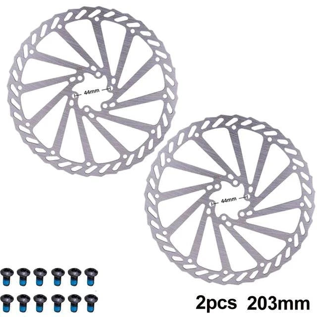 ZTTO Bicycle Brake Rotor 120 140 160 180 203mm 6 in Stainless Steel Hydraulic Brake Rotor MTB Road Bike Disc Brake With T25 Bolt