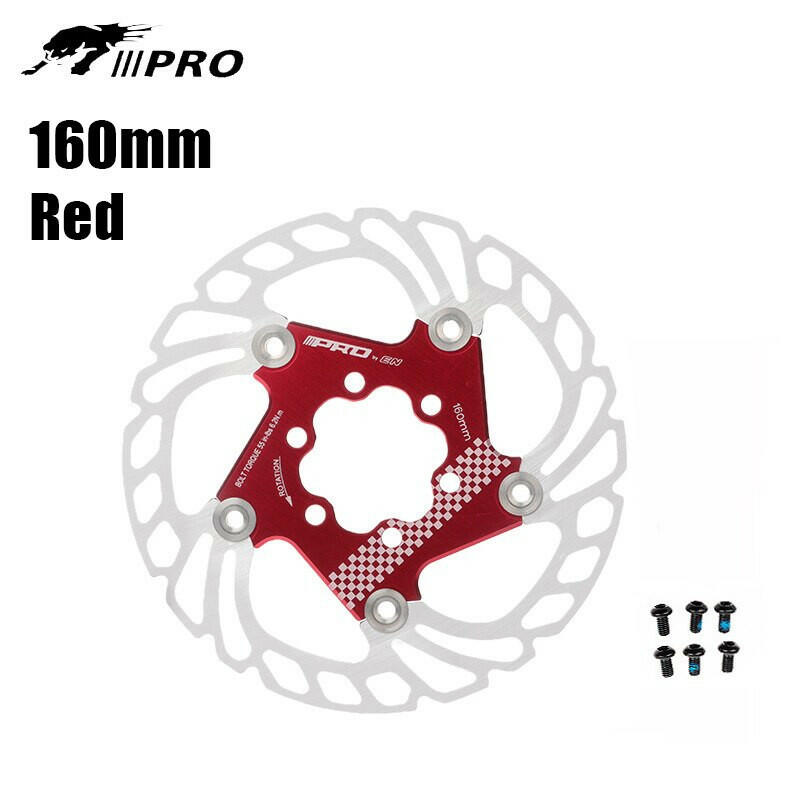 IIIPRO Mountain Bike Bicycle Floating Disc Brake Rotor 6 Bolts 140mm 160mm 180mm 203mm-WAYBIKER