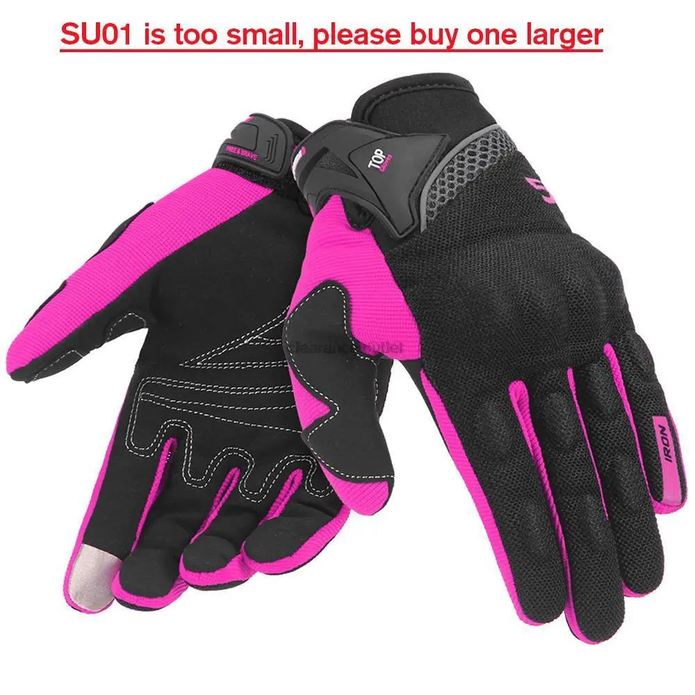 Cycling Gloves Racing Breathable Full Finger Protective Touch Screen Guantes Racing Moto Motocross Outdoor Sports Gloves-WAYBIKER