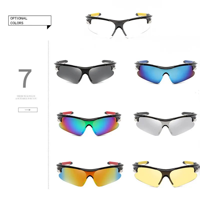 Men's Outdoor Sunglasses Sports Glasses Bicycle Glasses Windproof Sunglasses Cycling Glasses Women's Sunglasses