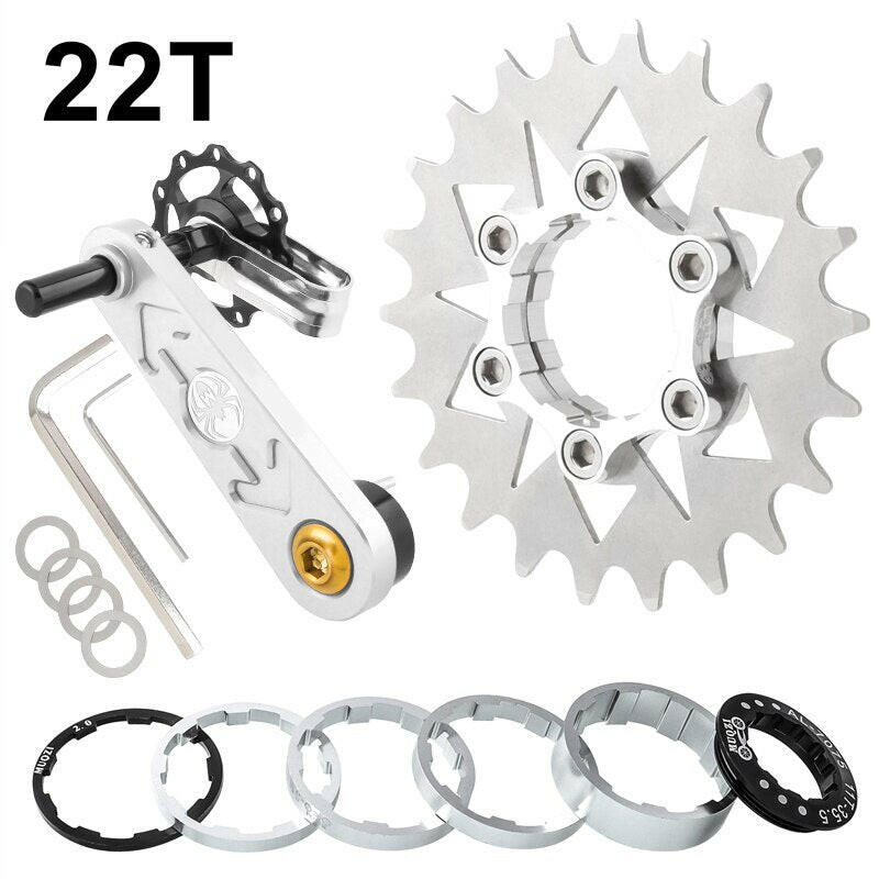 MUQZI Conversion Kit 18T 19T 20T 21T 22T Single Speed Cassette Cog And Chain Tensioner For Road And MTB Bike-WAYBIKER