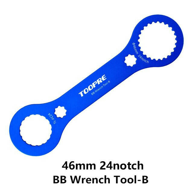 MTB/Road Bike Bottom Bracket Wrench Aluminum 39/40.5/44/46/50mm BB Installation Removal Tool DUB MT800 BB91 BB71 GXP BSA30 BB386