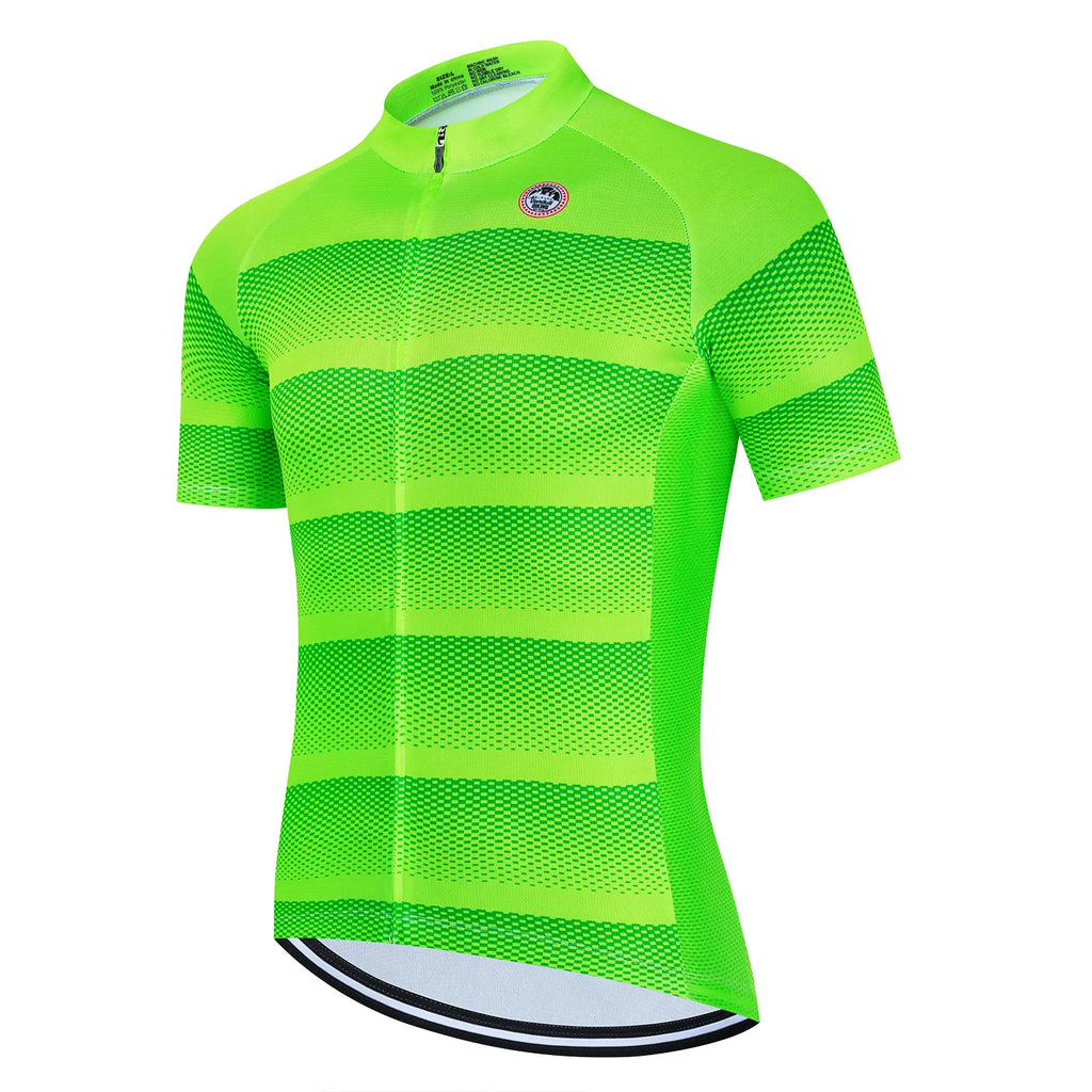 Cycling Jersey 2023 New Summer Men Shirt Racing Sport Shirt Ropa Ciclismo MTB Bicycle Jersey Short Sleeve Cycling Clothing-WAYBIKER