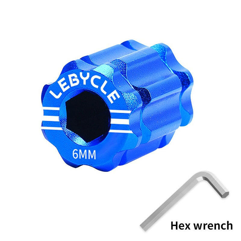 Lebycle Crank Installation Tool with wrench Remove&Install Crank Arm Adjustment Cap for Shimano HollowTech XT Bike Repair Tools-WAYBIKER