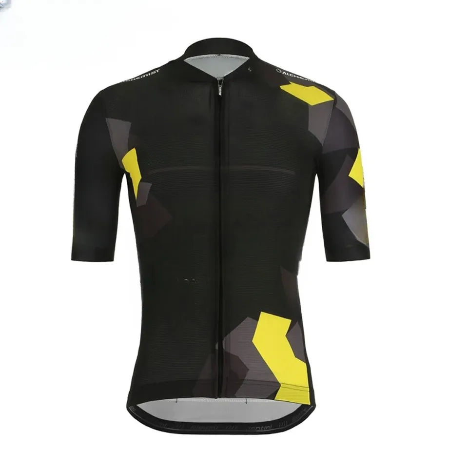 New Cycling Jersey 2023 Summer Men Pro Team Cycling Clothing Mountain Bike Shirt Bicycle MTB Clothes Maillot Jersey Set-WAYBIKER