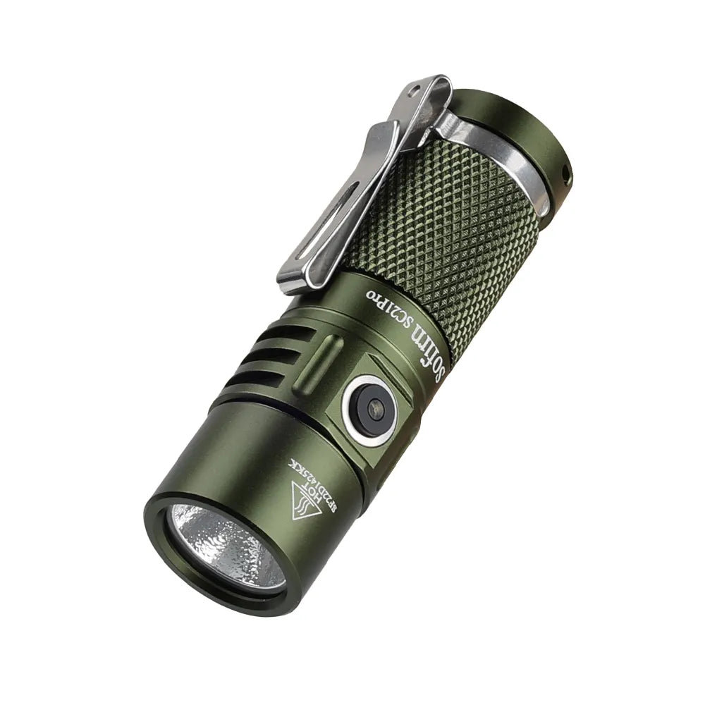 Sofirn SC21 Pro Anduril 1.0 Mini 16340 Powerful LED Flashlight USB C Rechargeable 1100lm LH351D 90CRI-WAYBIKER