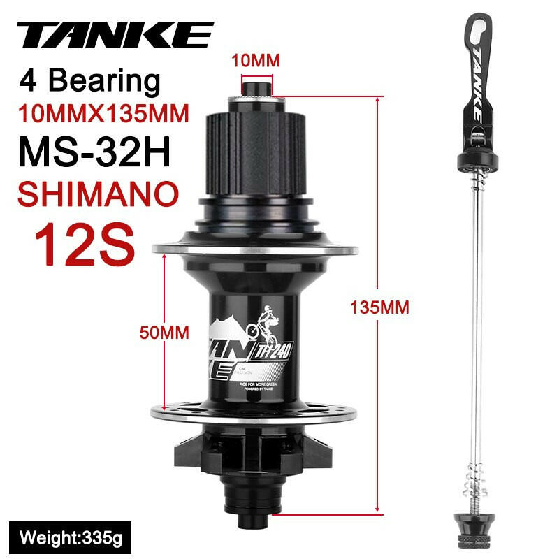 TANKE MTB Hub 6 NBK cubo Sealed Bearing 108 Ring 32 Holes Mountain Bike Disc Brake Aluminum Alloy Bike Hub 7 8 9 10 11 12 Speed-WAYBIKER