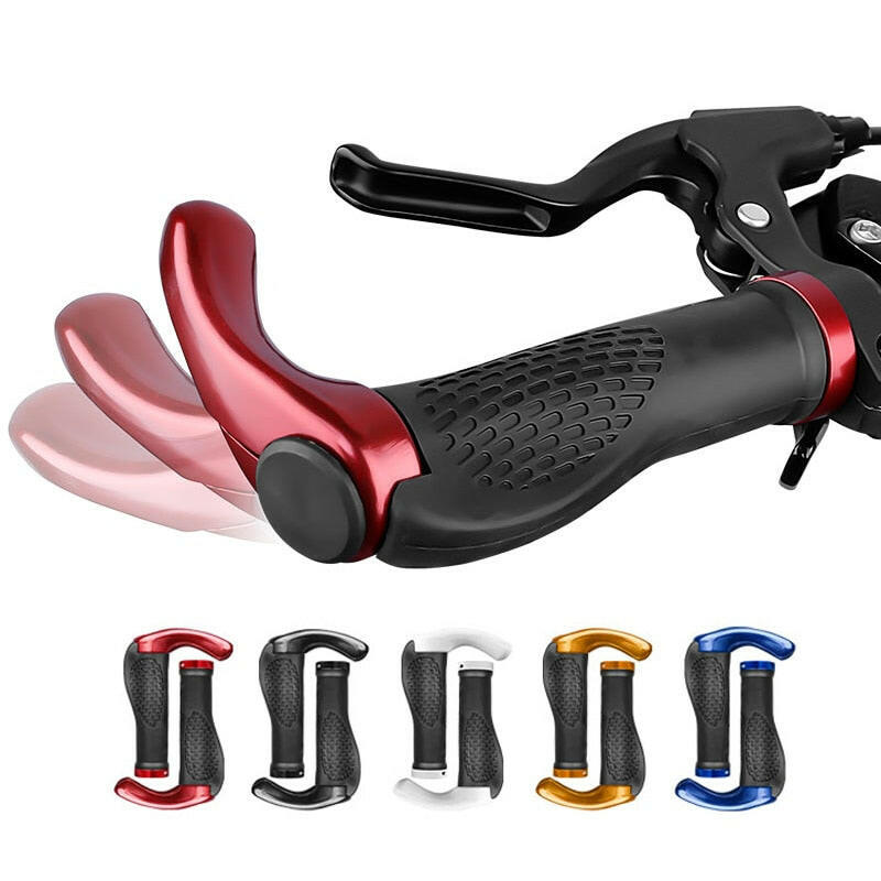 X-TIGER Bicycle Grip Handlebar End Cap Aluminium Alloy Lock Mountain Handle Bar Grips Anti-Skid Rubber Bicycle Skid-Proof Grips