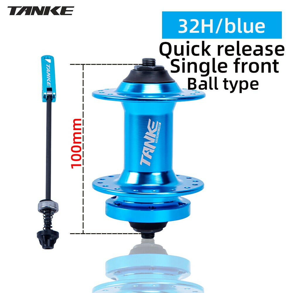 TANKE 32 Holes MTB Bike Hub 5 Colors Steel Beads Ball Quick Release 135mm Disc Brake Bicycle Hub Cube For HG 8 9 10 11 12 Speed-WAYBIKER