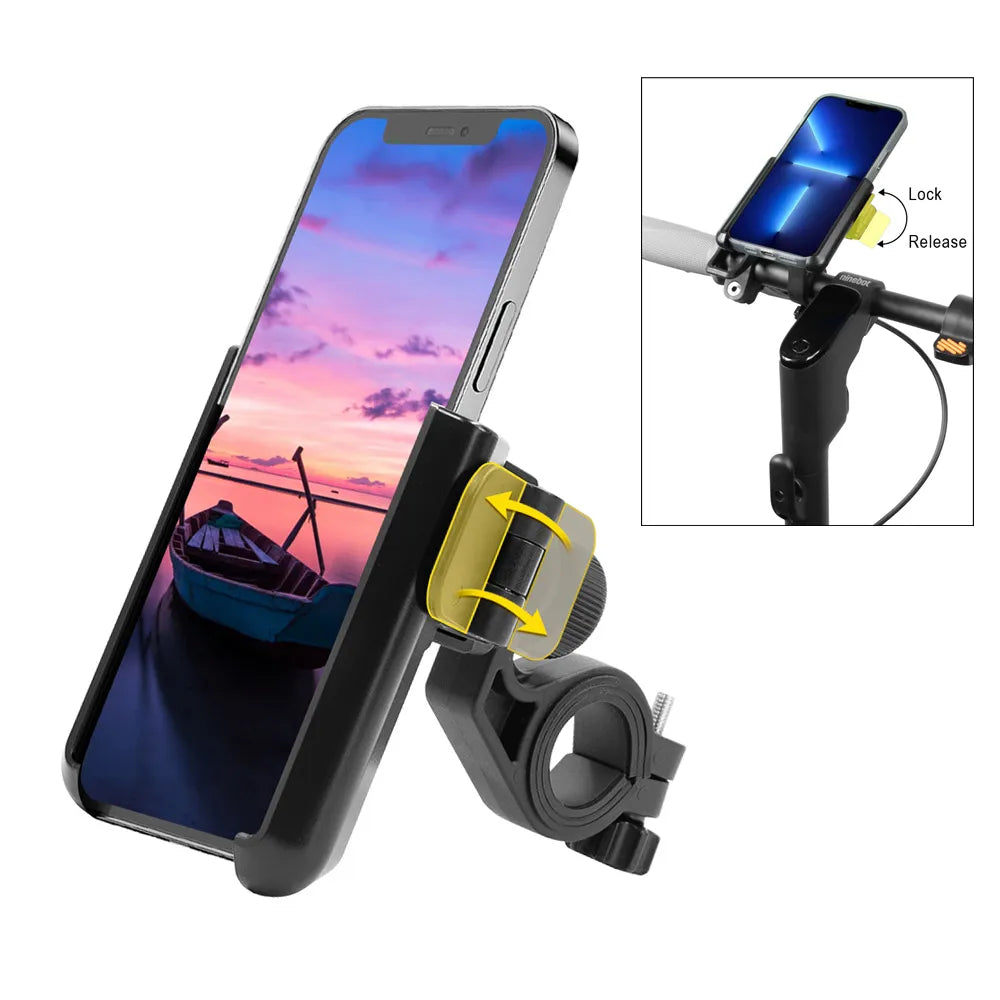 Bike Motorcycle scooter Universal Phone Holder 1S Quick Release Anti Shake 360° Rotation Holder for 4.5-7.0 inches Smartphone-WAYBIKER