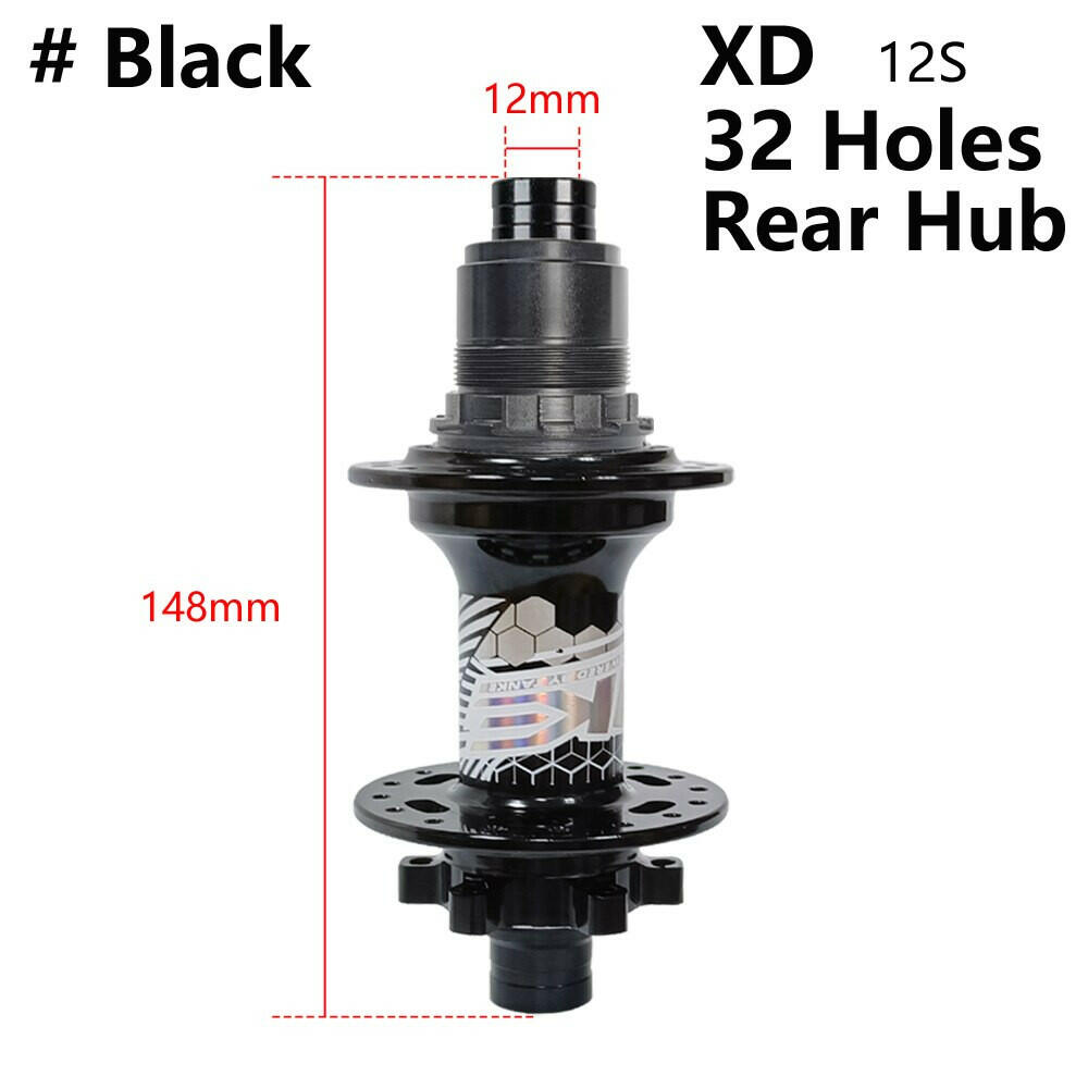 BOOST MTB Bike Hub 148x12mm Bicycle Hubs Aluminium 6 Claws 120 Click 110x15MM 32H  HG XD MS Micro Spline 8 9 10 11 12 Speed 498-WAYBIKER