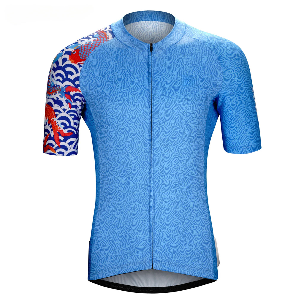 Cycling Jersey For Men SPF 50+ 2023 Cycling Jersey  Man Cycling Maillot Train Level Cycling Jersey Men Women-WAYBIKER