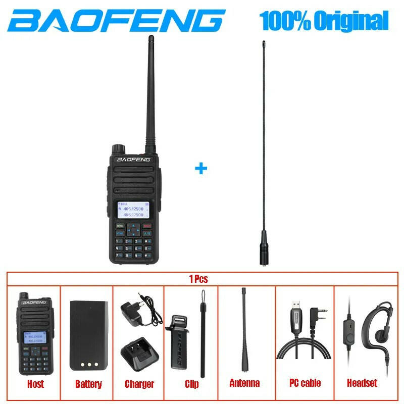 Baofeng DR-1801UV Long Range Dual Band DMR Digital/Analog Walkie Talkie Tier I Tier II Dual Time Slot Upgrade DM-1801 Ham Radio-WAYBIKER