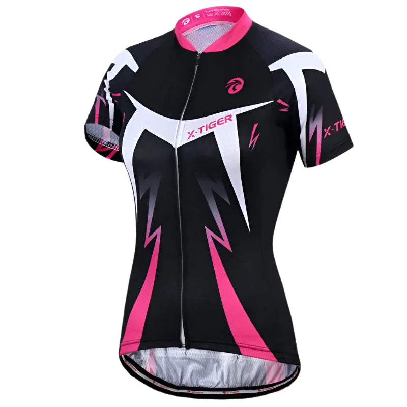 X-Tiger Pro Summer Women Cycling Clothing MTB Bike Clothing Bicycle Wear Clothes Ropa Ciclismo Girls UV400 Cycling Jersey-WAYBIKER