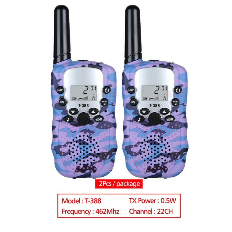 2Pcs Mimi Pc Walkie Talkie For Kids Boys Girls Tablet Funny Toys UHF Two Way Radio Talki Walki Children Interphone Free Talk-WAYBIKER