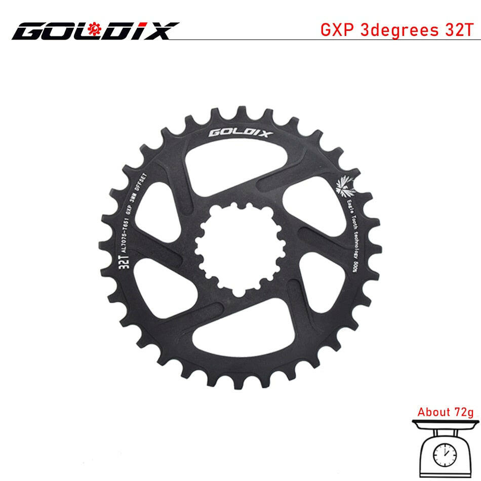 GOLDIX MTB GXP Bicycle Chainring Narrow Wide Mountain Bike Chainwheel 30T 32T 34T 36T 38T For SRAM GXP XX1 X9 XO X01 gx Eagle NX-WAYBIKER