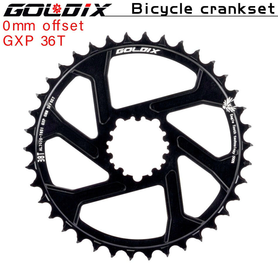 GOLDIX MTB GXP Bicycle Chainring Narrow Wide Mountain Bike Chainwheel 30T 32T 34T 36T 38T For SRAM GXP XX1 X9 XO X01 gx Eagle NX-WAYBIKER