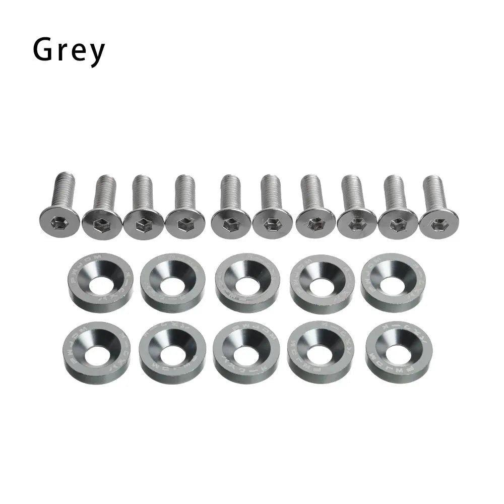 10PCS Scooter Fasteners Screws Handle Bar Screw Washers for Dualtron 1 2 3 Thunder Eagel Ultra Zero 9 Parts Car Decor Screws-WAYBIKER