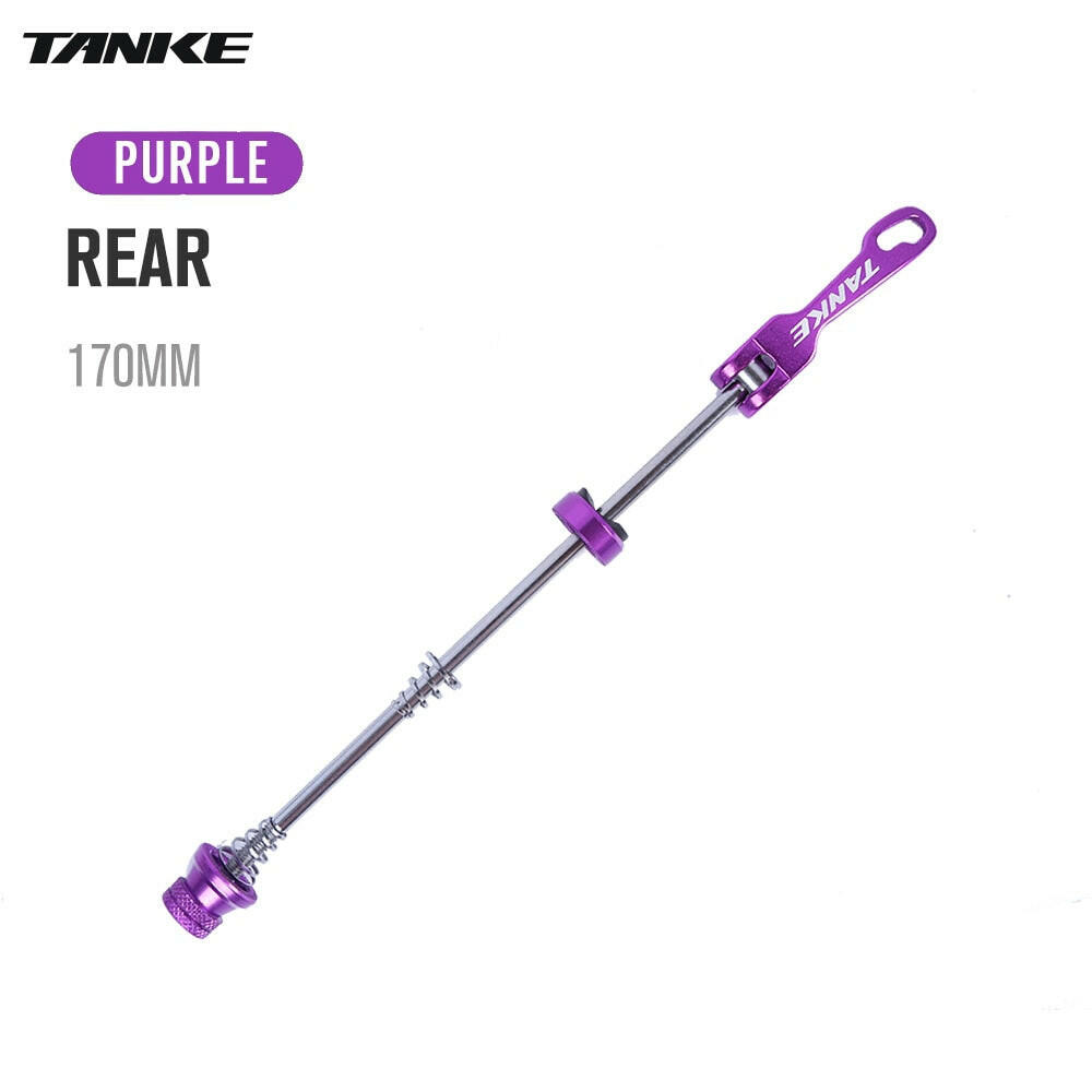 TANKE Bicycle Quick Release Bolt Hub Skewers Lever Axle Road Mountain Bike  Replacement Cycling Parts For Front 100mm Rear 135mm-WAYBIKER