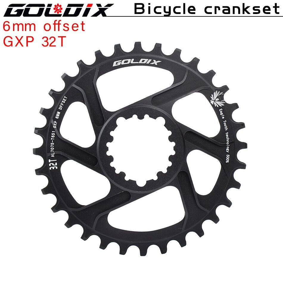 GOLDIX GXP Bicycle Chainring Wide Narrow Teeth Chainwheel 30/32/34/36/38T Crankset Crown for Sram 11/12S NX XX XO GX Single Disc-WAYBIKER