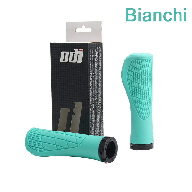 ODI MTB Bicycle Grips Shockproof Bike Handlebar Cover Anti-Slip Lockable Grips Ergonomic Cycling Rubber Ball Handle Grips-WAYBIKER