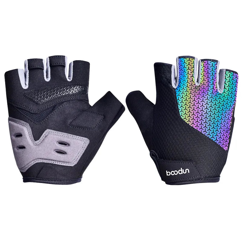 New Arrivals 1313 outdoor Sports  half finger Shockproof Breathable mountain bike gloves-WAYBIKER