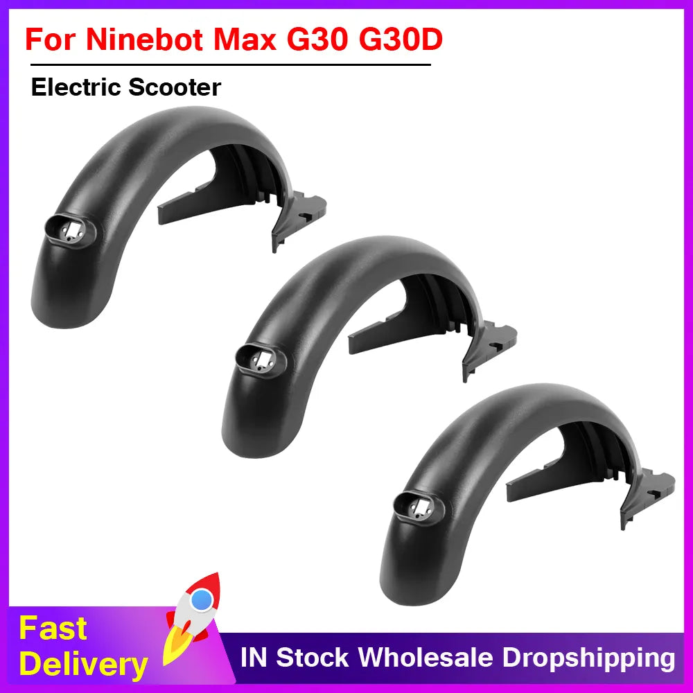 Electric Scooter Rear Mudguard Rear Fenders for Segway Ninebot Max G30 Accessorie Plastic Water Shield Tyre Splash Guard-WAYBIKER